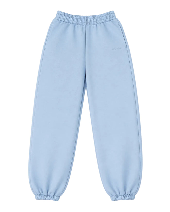 Damskie spodnie dresowe oversize UNLEASH WINGS PASTEL BLUE WINGS UNLEASH