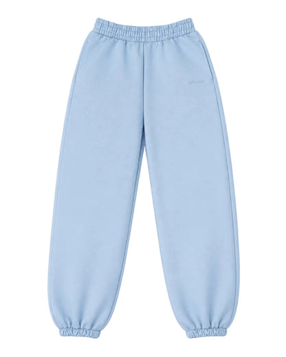 Damskie spodnie dresowe oversize UNLEASH WINGS PASTEL BLUE WINGS UNLEASH
